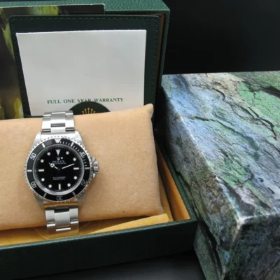 Alternative view of Rolex Submariner Series 114060-0002 Black Disk Watch (Black Water Ghost)