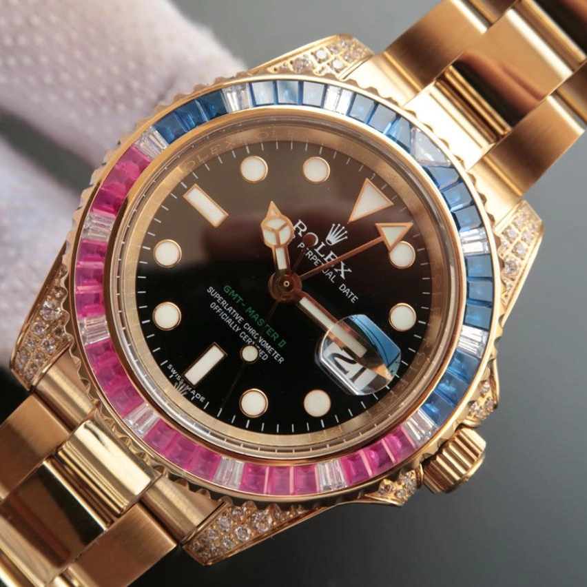 GMT MASTER 2 GOLDEN RAINBOW DIAMOND 40MM 116758 SAru-78208 - Image 6