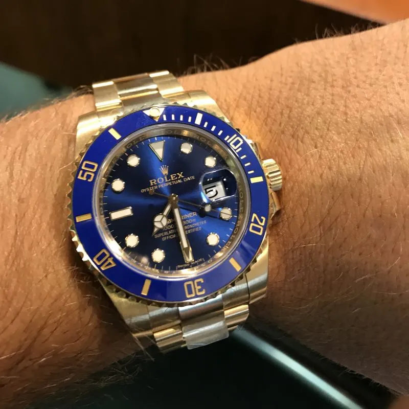 Rolex Submariner 116619LB-97208 Blue dial watch - Image 6