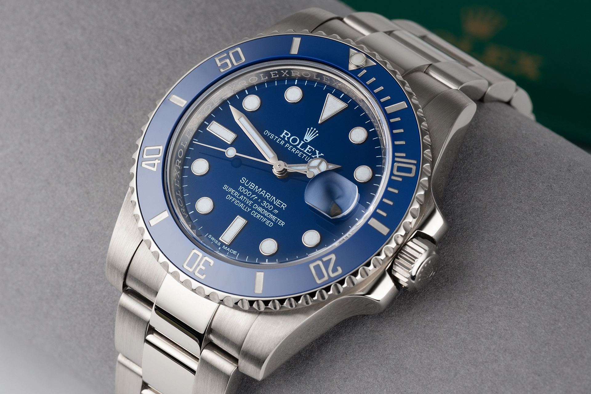 Rolex Submariner 116619LB-97208 Blue dial watch - Image 3