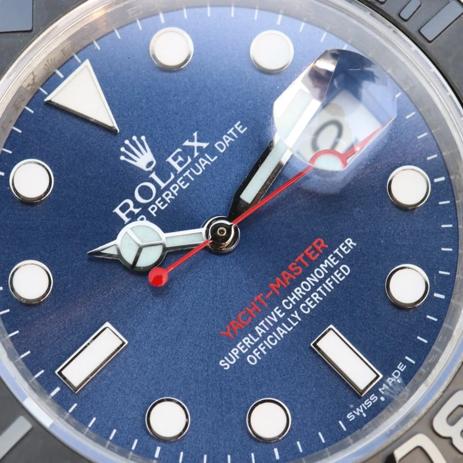 YACHT MASTER 1 ( BLACK & BLUE DIAL ) STAINLESS STEEL 40MM M116622 - Image 5