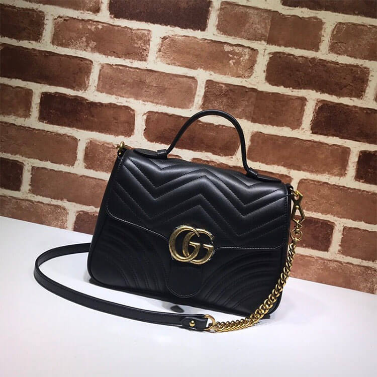 Gucci GG Marmont Small Top Handle Bag - Image 3
