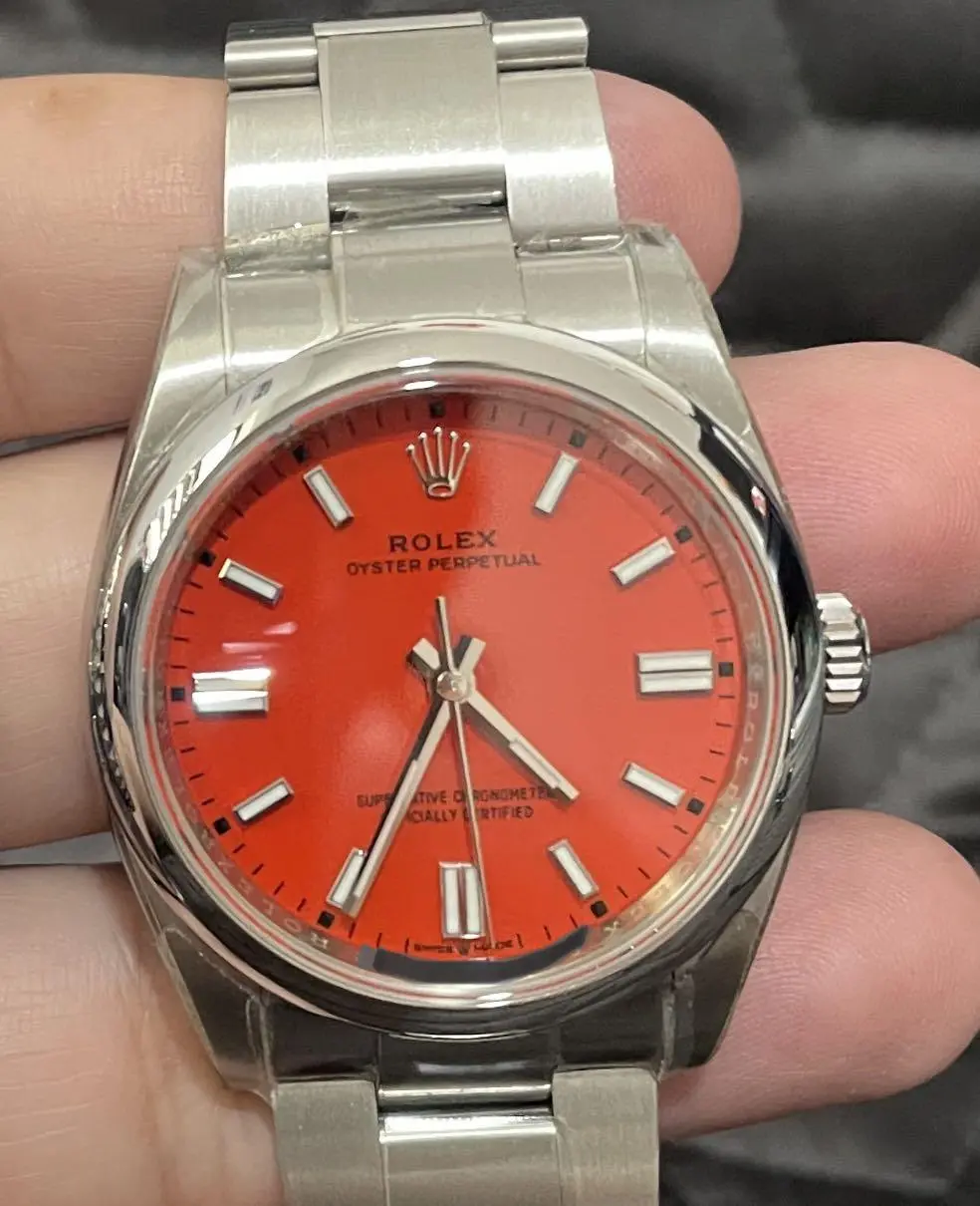 OYSTER PERPETUAL 124300 Series(orange) - Image 8