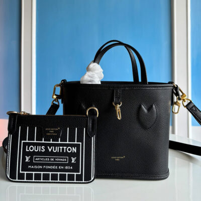 Alternative view of LV Neverfull Bandouliere Inside Out BB