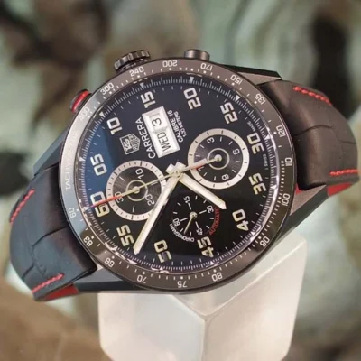 Alternative view of TAG HEUER CARRERA Automatic Chronograph - Diameter 43 mm CV2A81.FC6237