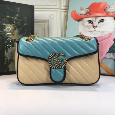 Alternative view of GG Marmont small matelasse shoulder bag