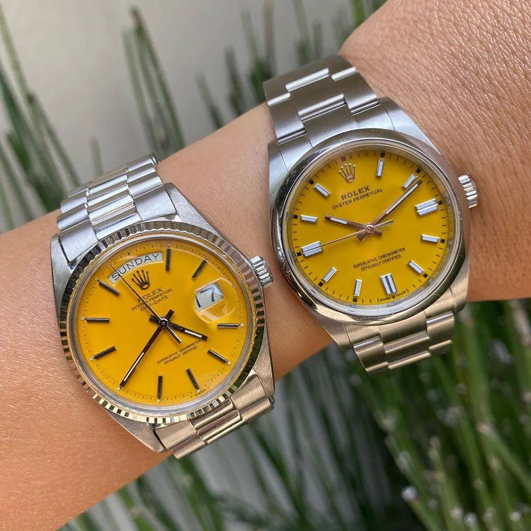 OYSTER PERPETUAL 124300 Series(Yellow) - Image 7