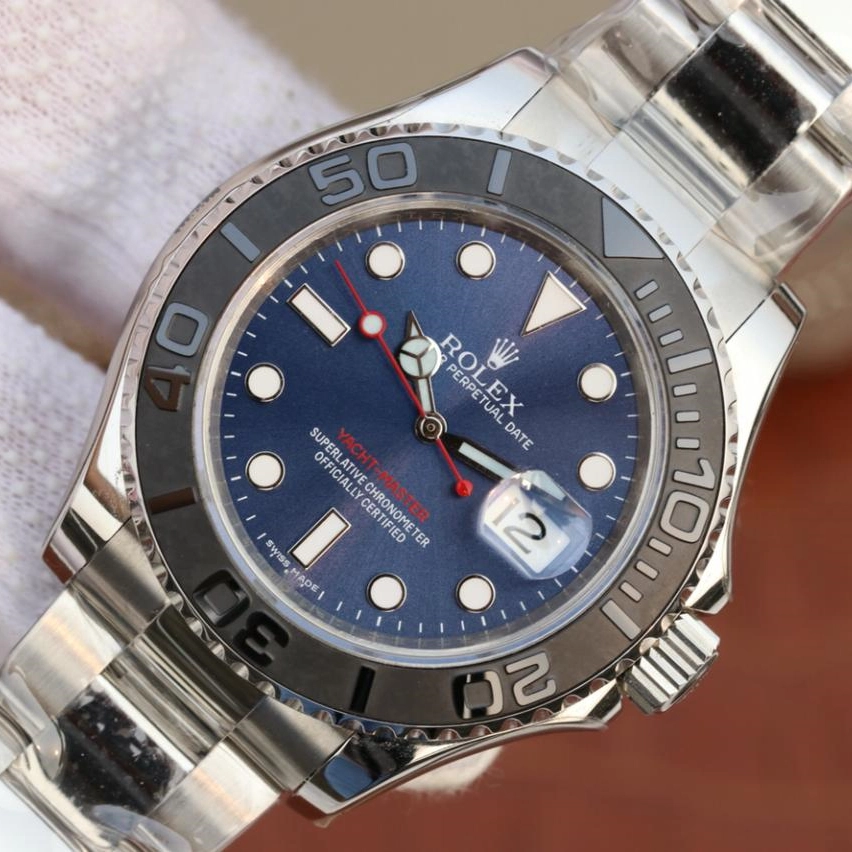 YACHT MASTER 1 ( BLACK & BLUE DIAL ) STAINLESS STEEL 40MM M116622 - Image 14