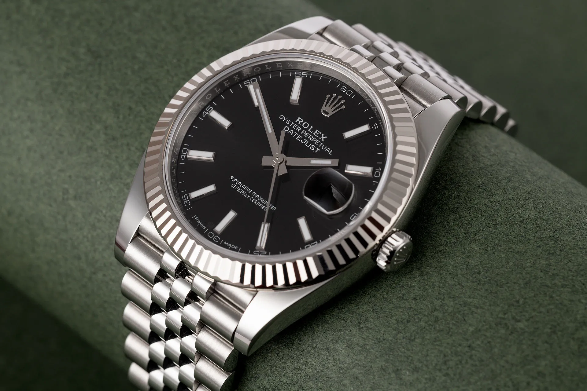 Rolex Datejust 41 Blue m126334-0017 Jubilee 18k White Gold - Image 2