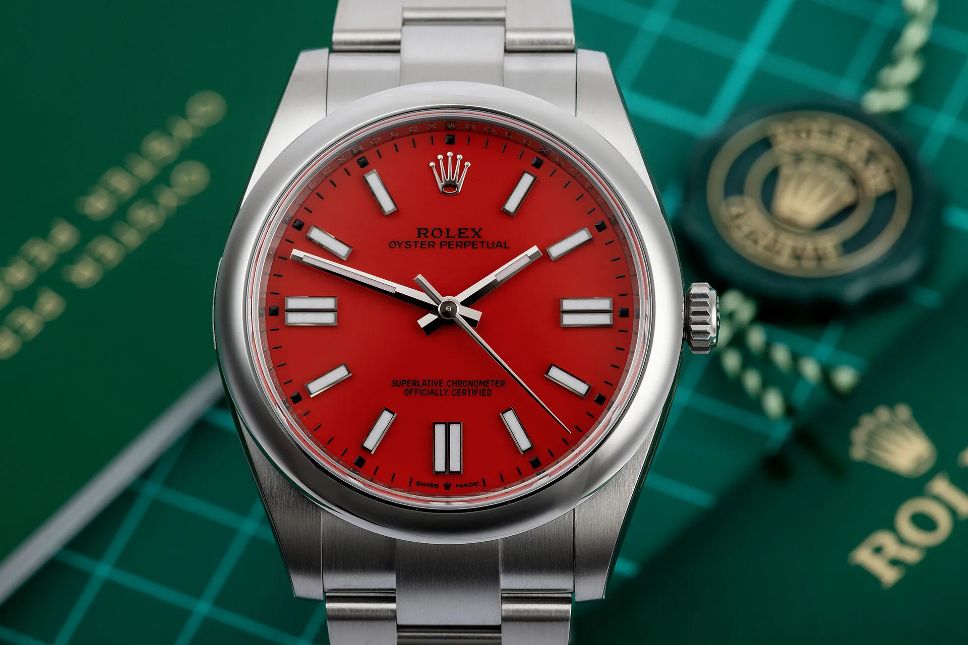 OYSTER PERPETUAL 124300 Series(orange) - Image 3