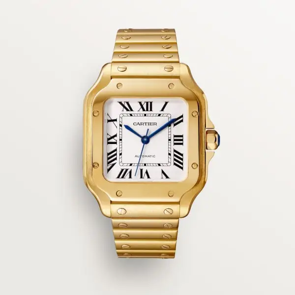 CARTIER santos 18kt Yellow Gold Men's WatchItem -WGSA0007(AAAAA) - Image 7