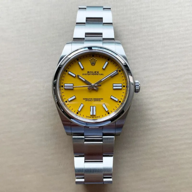 OYSTER PERPETUAL 124300 Series(Yellow) - Image 6