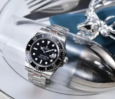 Alternative view of Rolex Submariner 116610LN-0001 Black Dial Watch (Black Water Ghost) AAAAA version