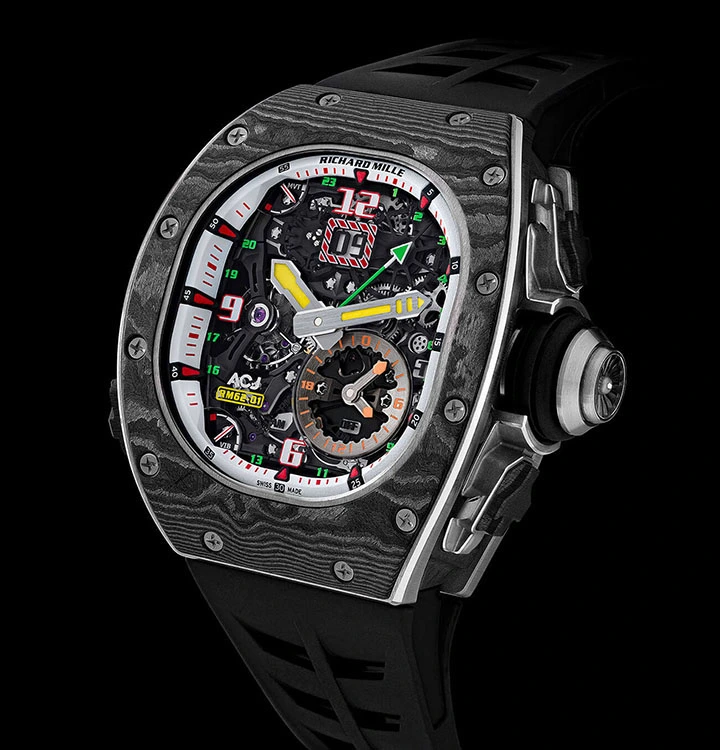 Richard mille RM 62-01 Manual Winding Tourbillon vibrating alarm ACJ - Image 8