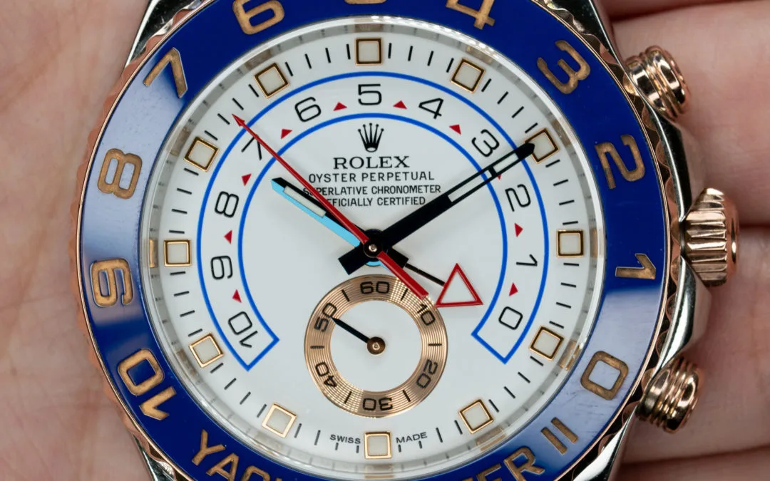 Rolex YACHT-MASTER II-(Gold Strap)m116688-0002 - Image 5