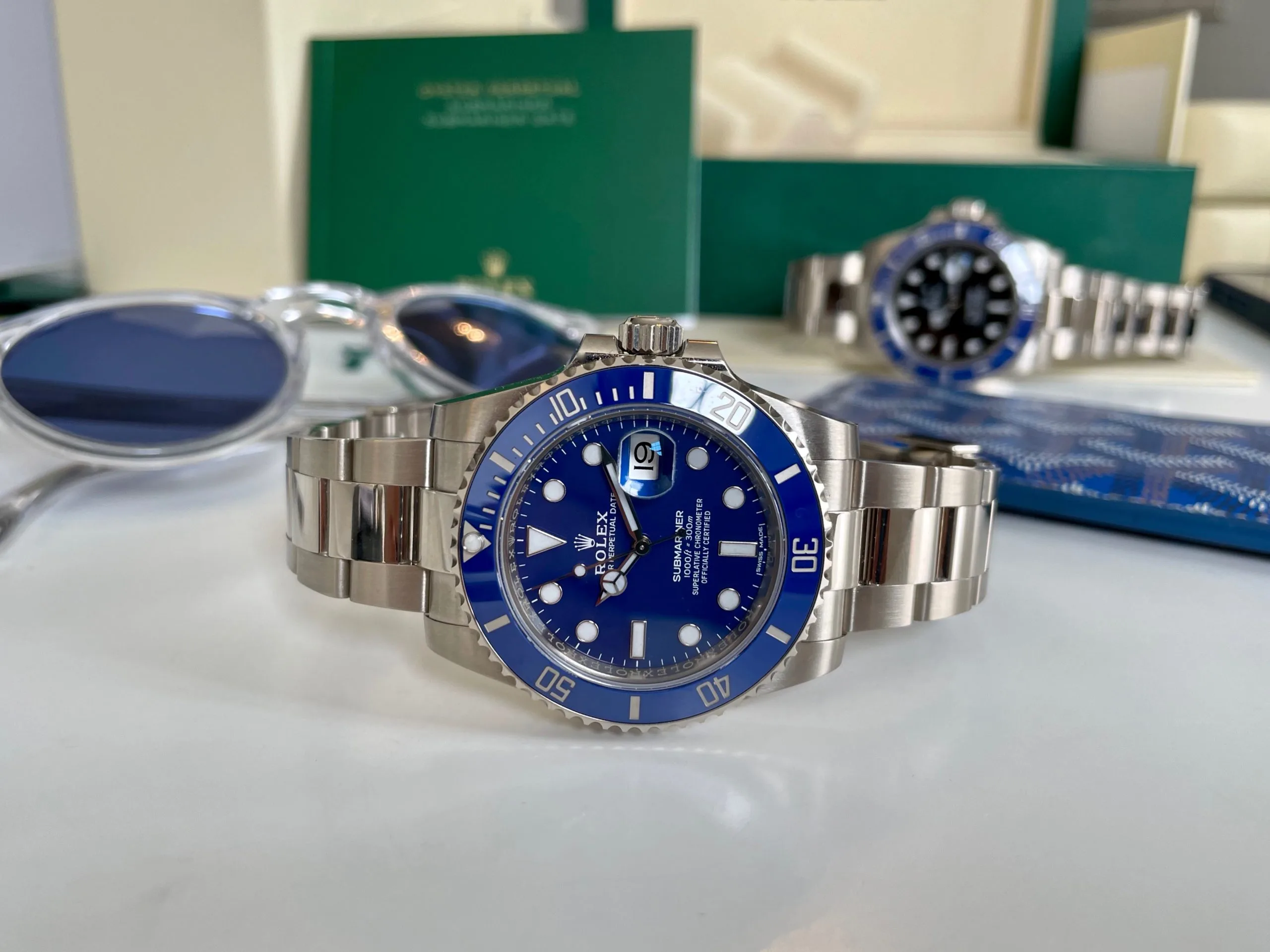 Rolex Submariner 116619LB-97208 Blue dial watch - Image 10