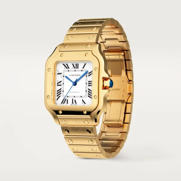 CARTIER santos 18kt Yellow Gold Men's WatchItem -WGSA0007(AAAAA) - Image 5