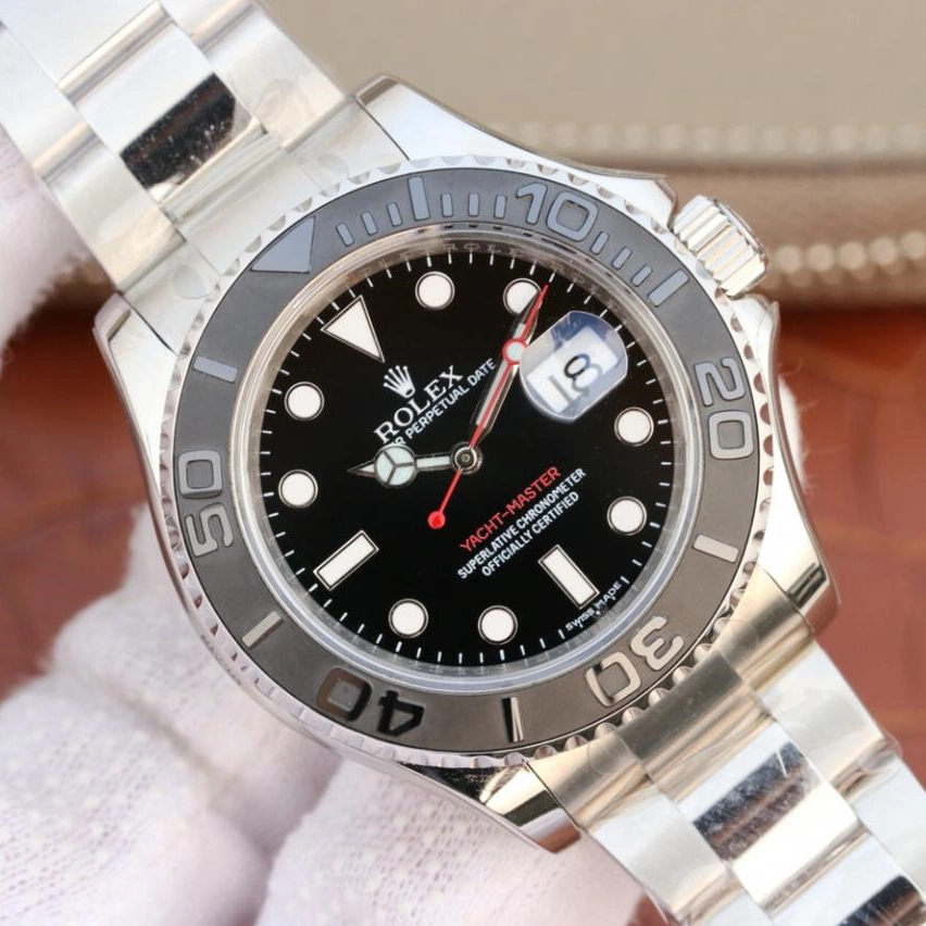YACHT MASTER 1 ( BLACK & BLUE DIAL ) STAINLESS STEEL 40MM M116622 - Image 7