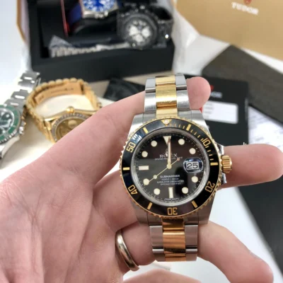 Alternative view of Rolex Submariner 116613LN-0001 black dial watch(AAAAA Version)