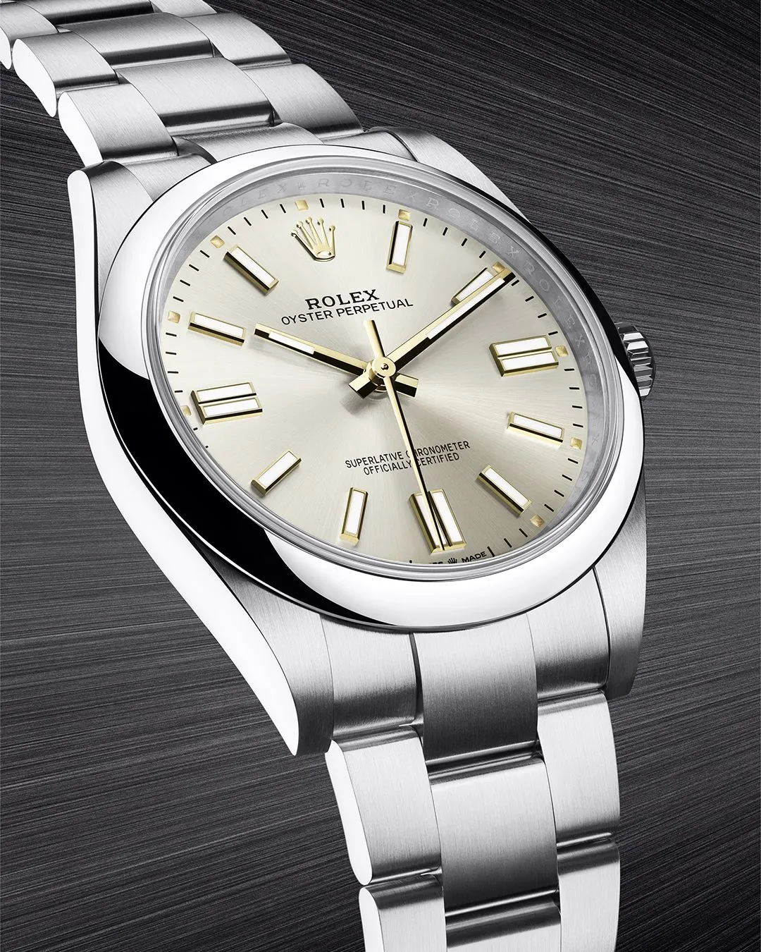 OYSTER PERPETUAL 124300 Series(Champagne gold) - Image 5