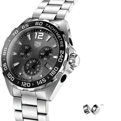 Alternative view of TAG HEUER FORMULA 1 Quartz Chronograph - Diameter 43 mm CAZ1011.BA0842